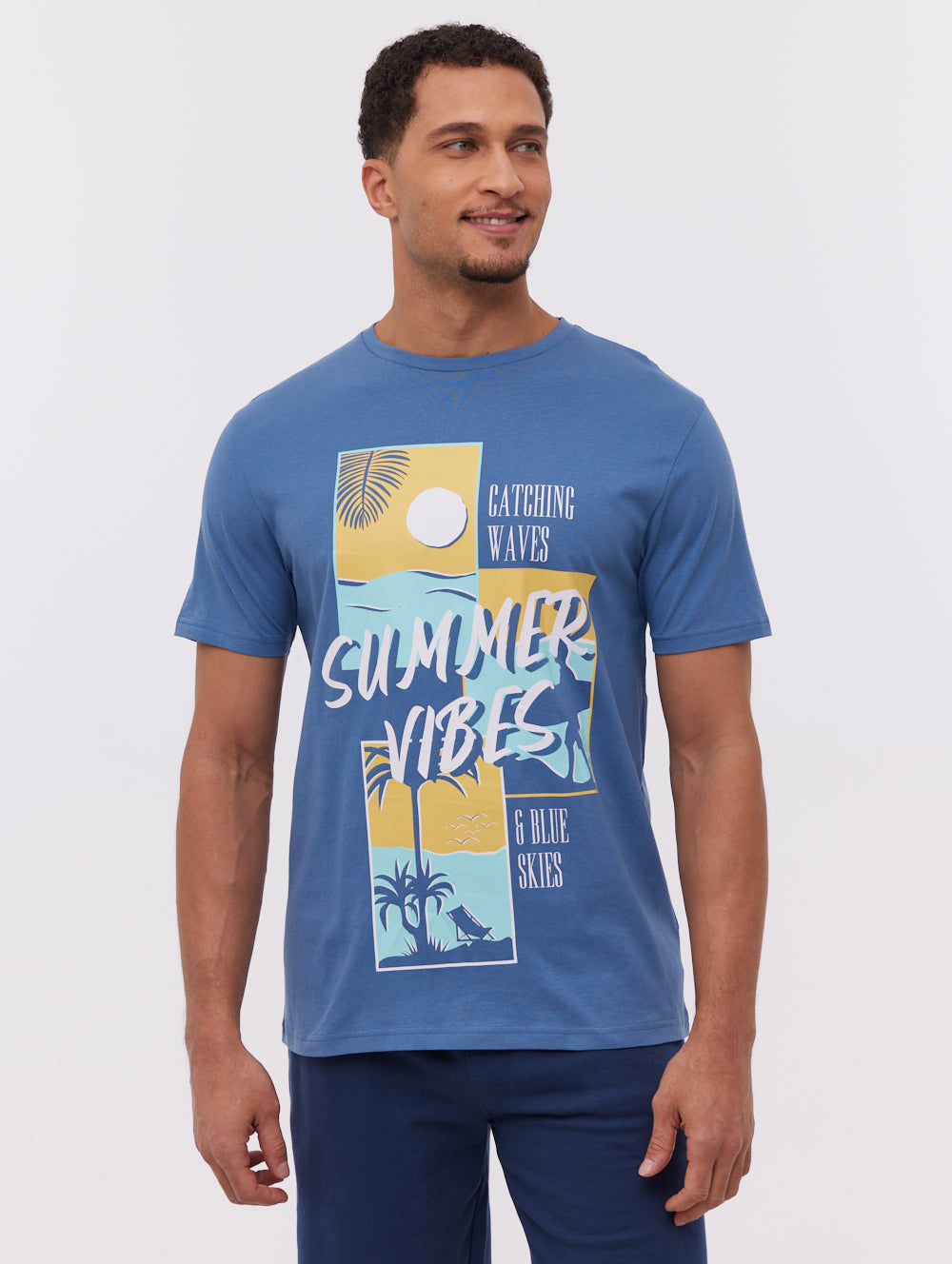 Baveri Graphic T-Shirt & Shorts 4-Pack