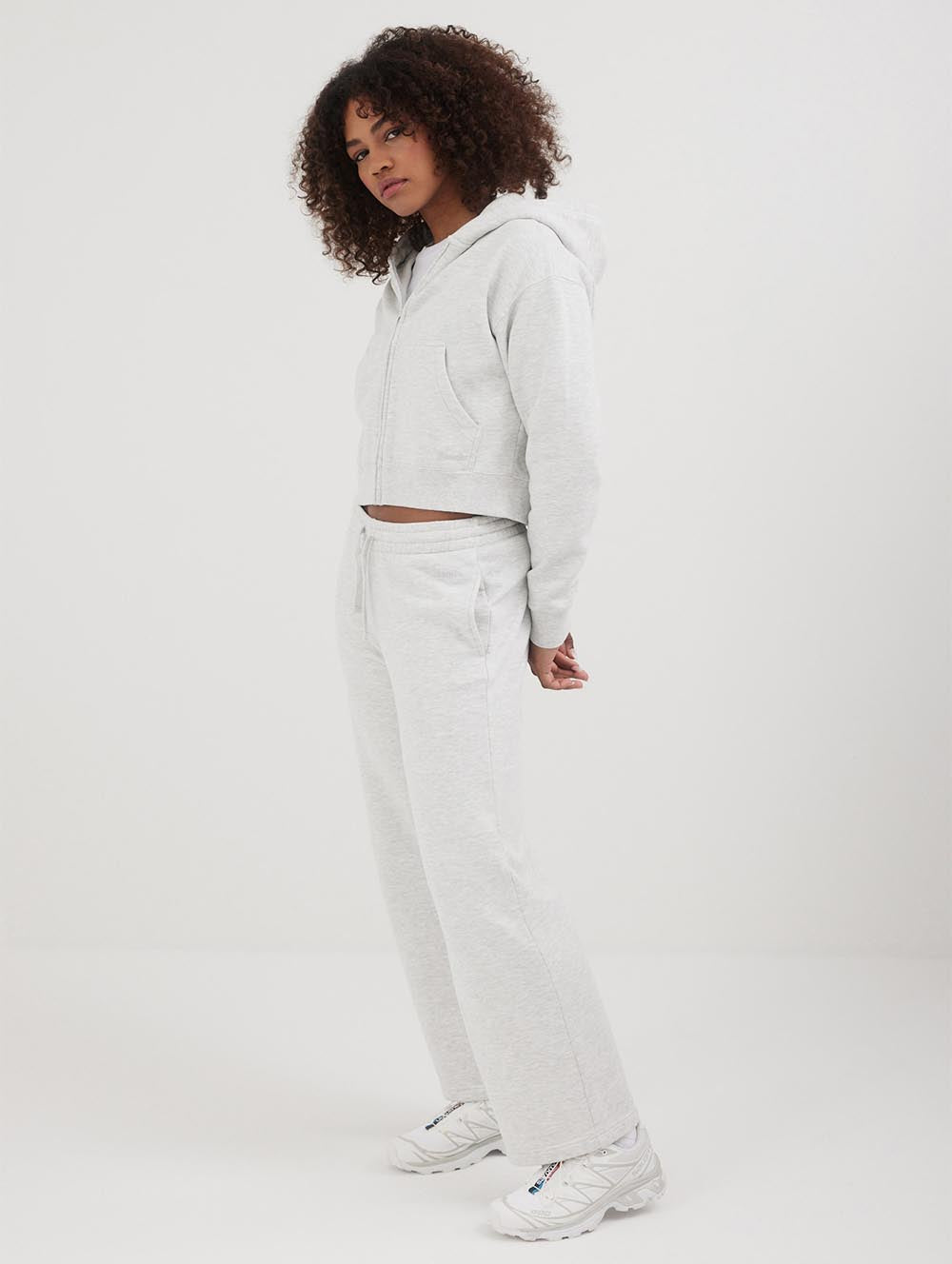 Whitley - Sweat à capuche zippé en molleton écologique - BLEH10502