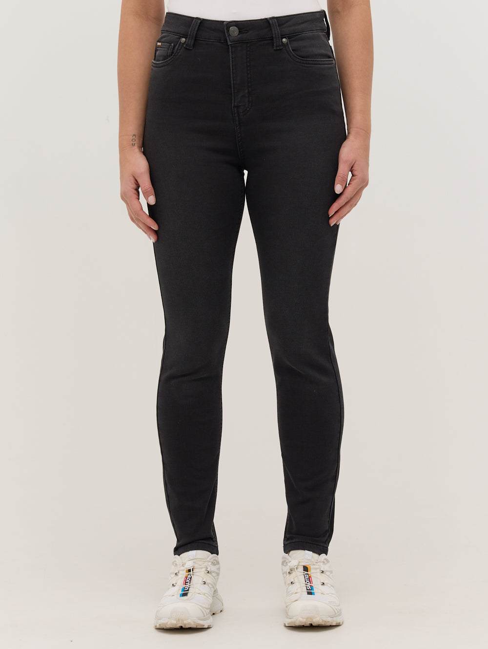 RILEY Black Bottoms 5 Pocket Denim Shot 1