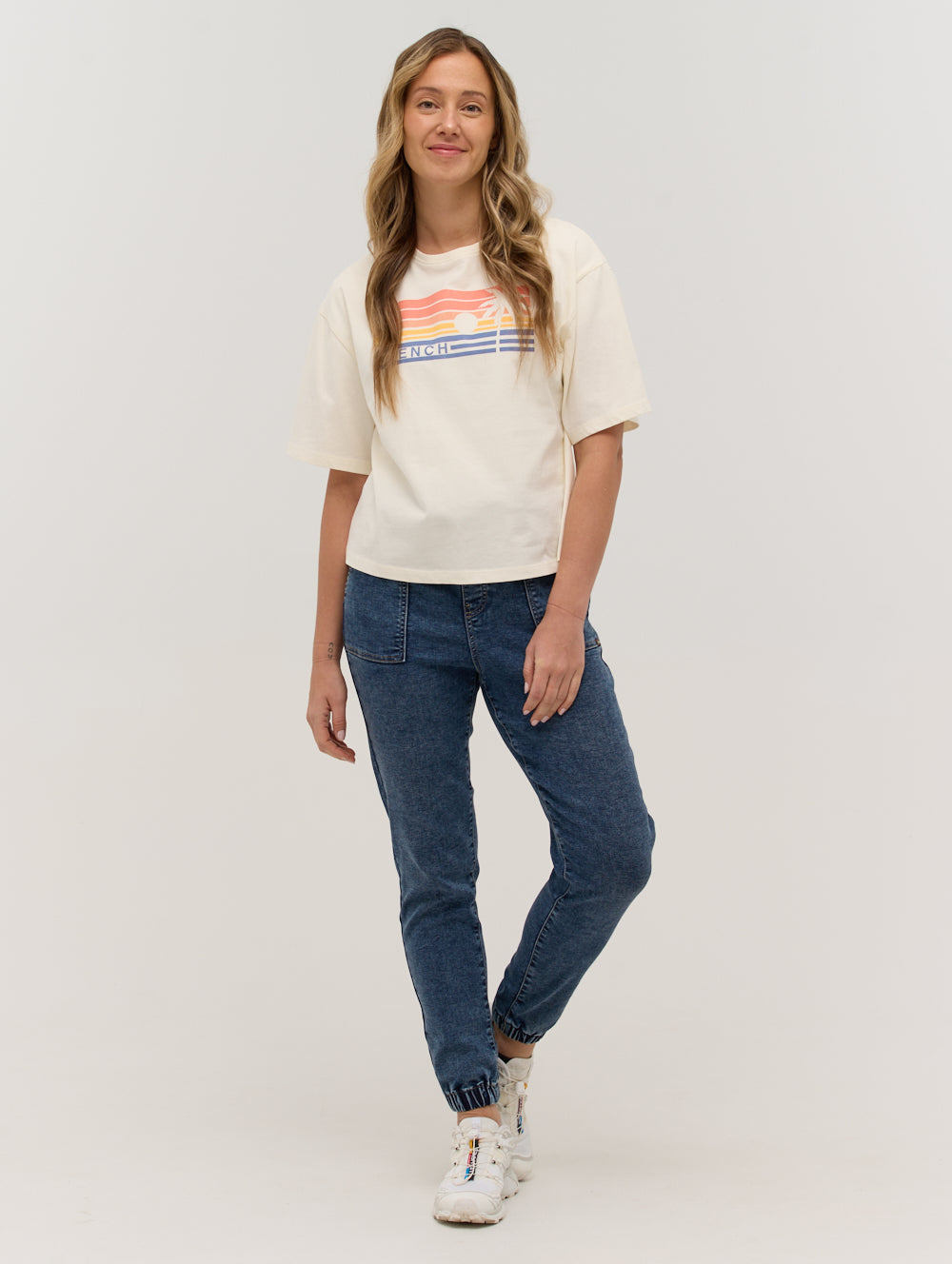 Jette Eco-Friendly Denim Joggers - Blue