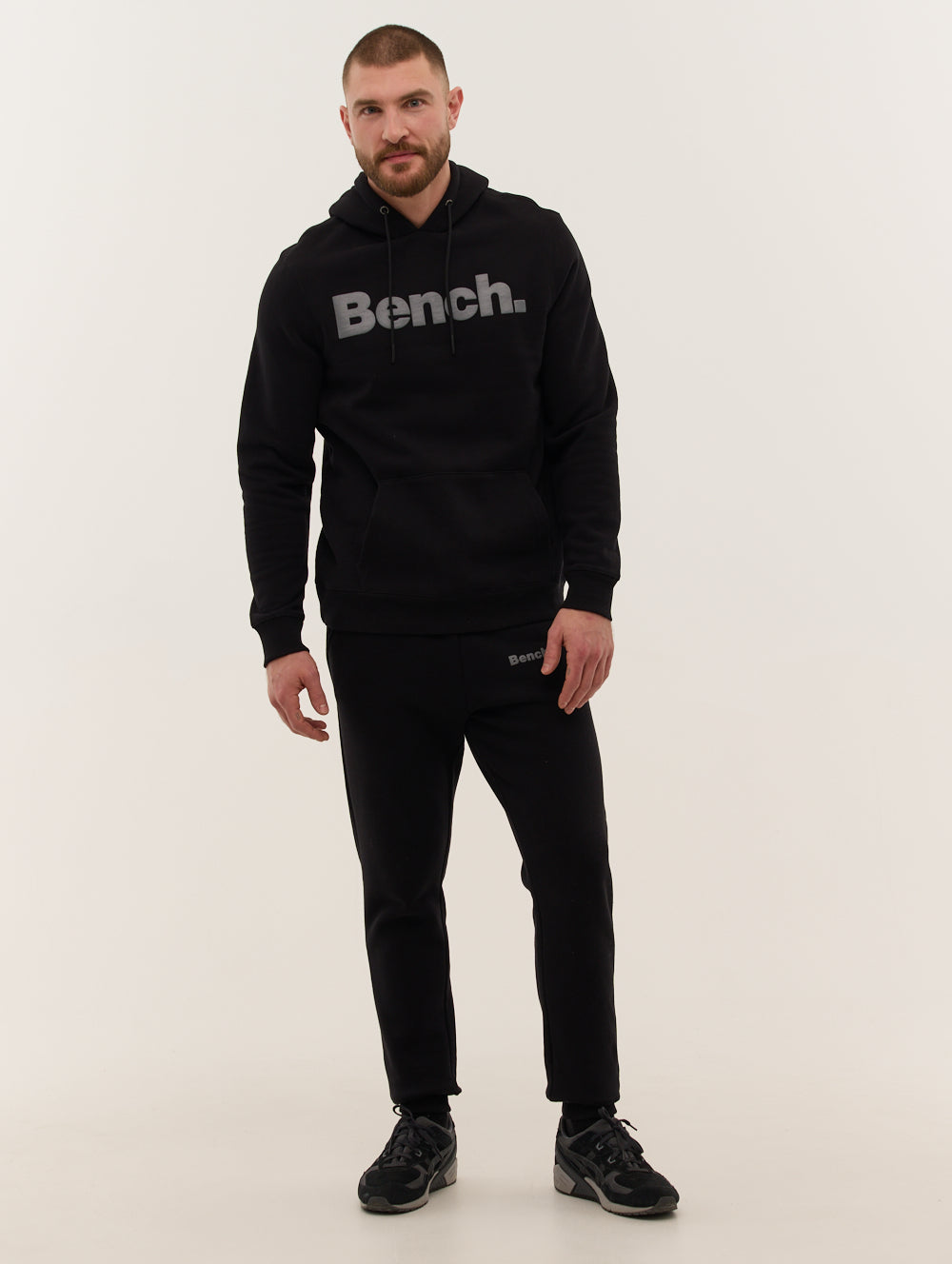 Corp Logo Hoodie - Black