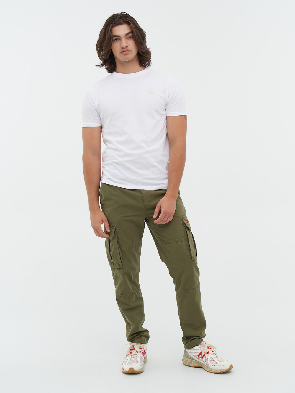 Sergei Regular Fit Twill Cargo Pants - BN2C122093