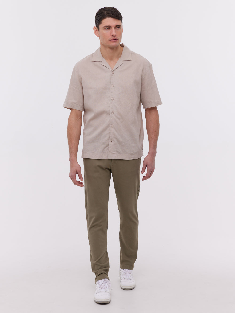 Jimini pantalon chino délavé en sergé