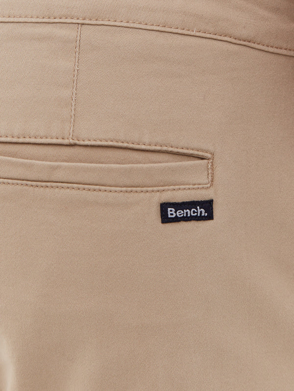 Jimini Washed Twill Chino Pants - Beige - Bench