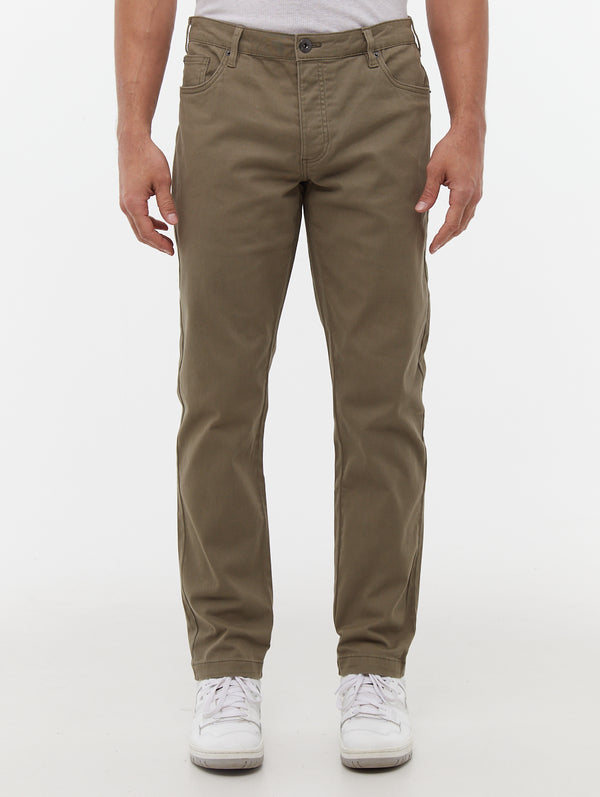 Twillum 5-Pocket Chino Pants - Green - Bench