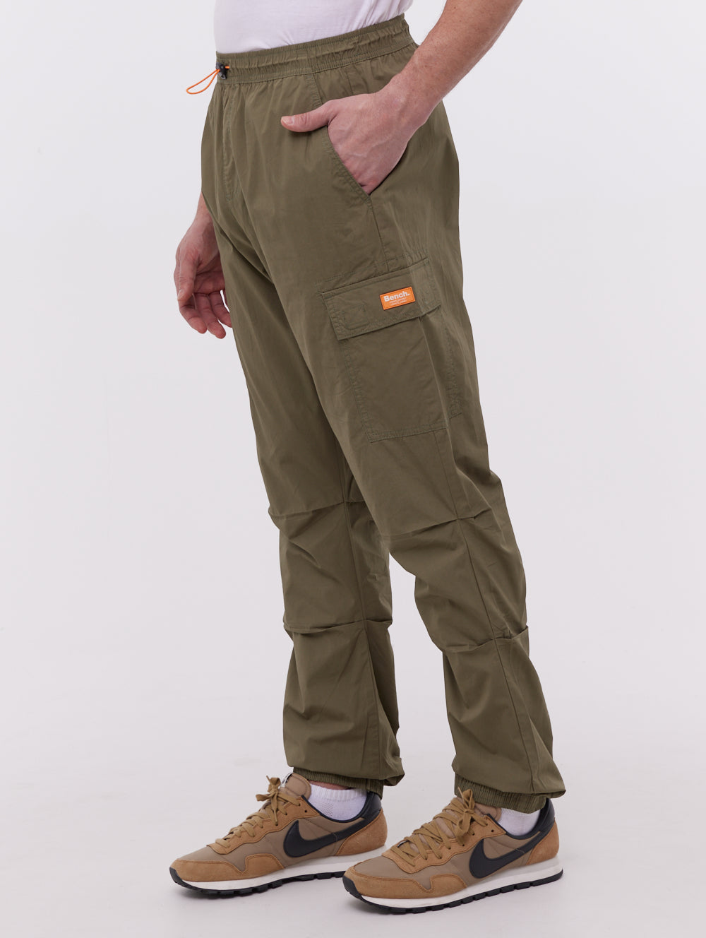 Lewin pantalon cargo à taille élastique