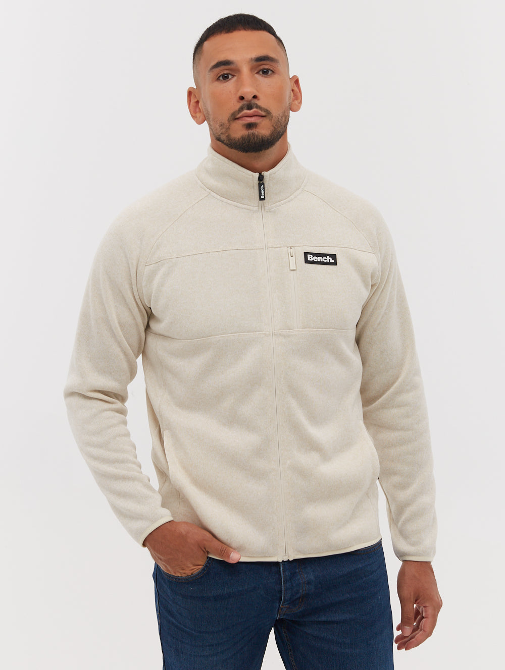 Wylden Funnel Zip-Up - White