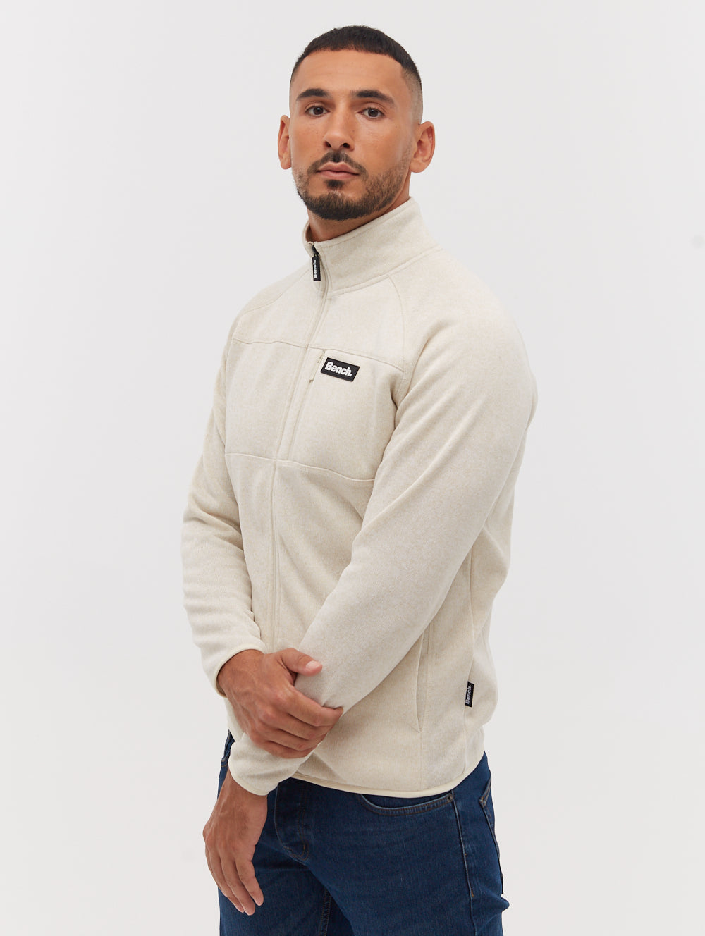 Wylden Funnel Zip-Up - White