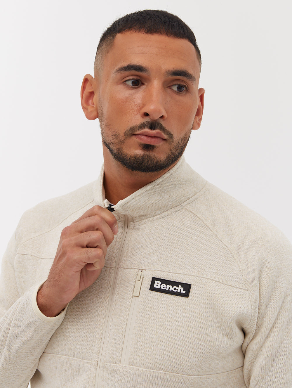 Wylden Funnel Zip-Up - White