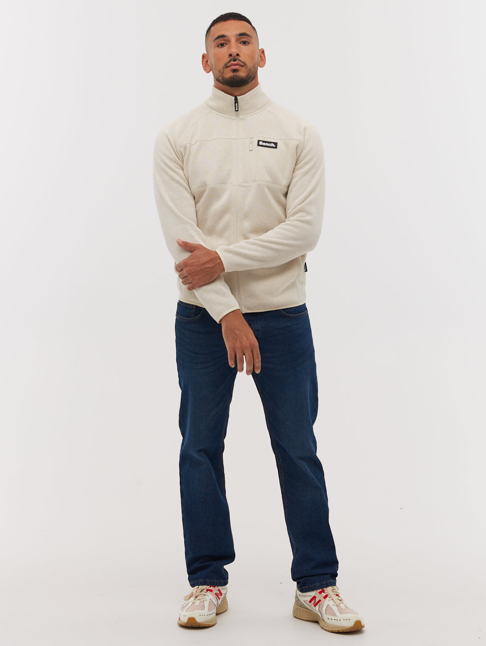 Wylden Funnel Zip-Up - White