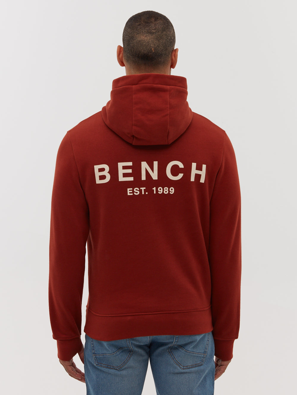MOBBLEY Orange Hoodies Graphic Front Back Shot 2