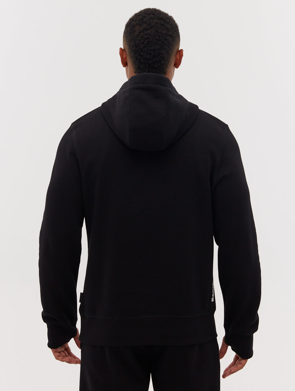Dunan Gradient Logo Hoodie - Black