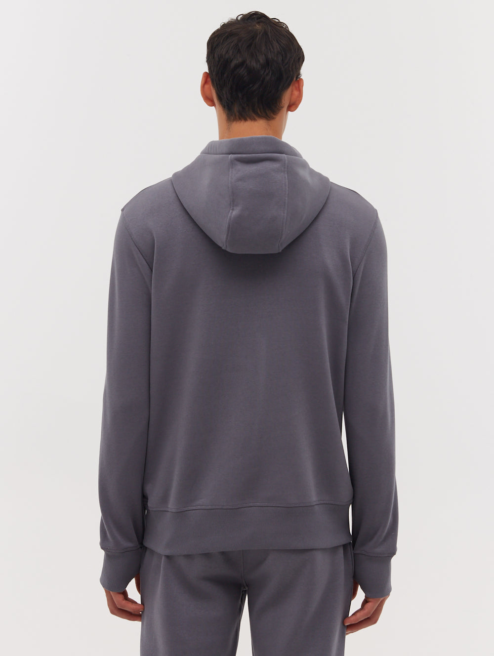 Dunan Gradient Logo Hoodie - Grey