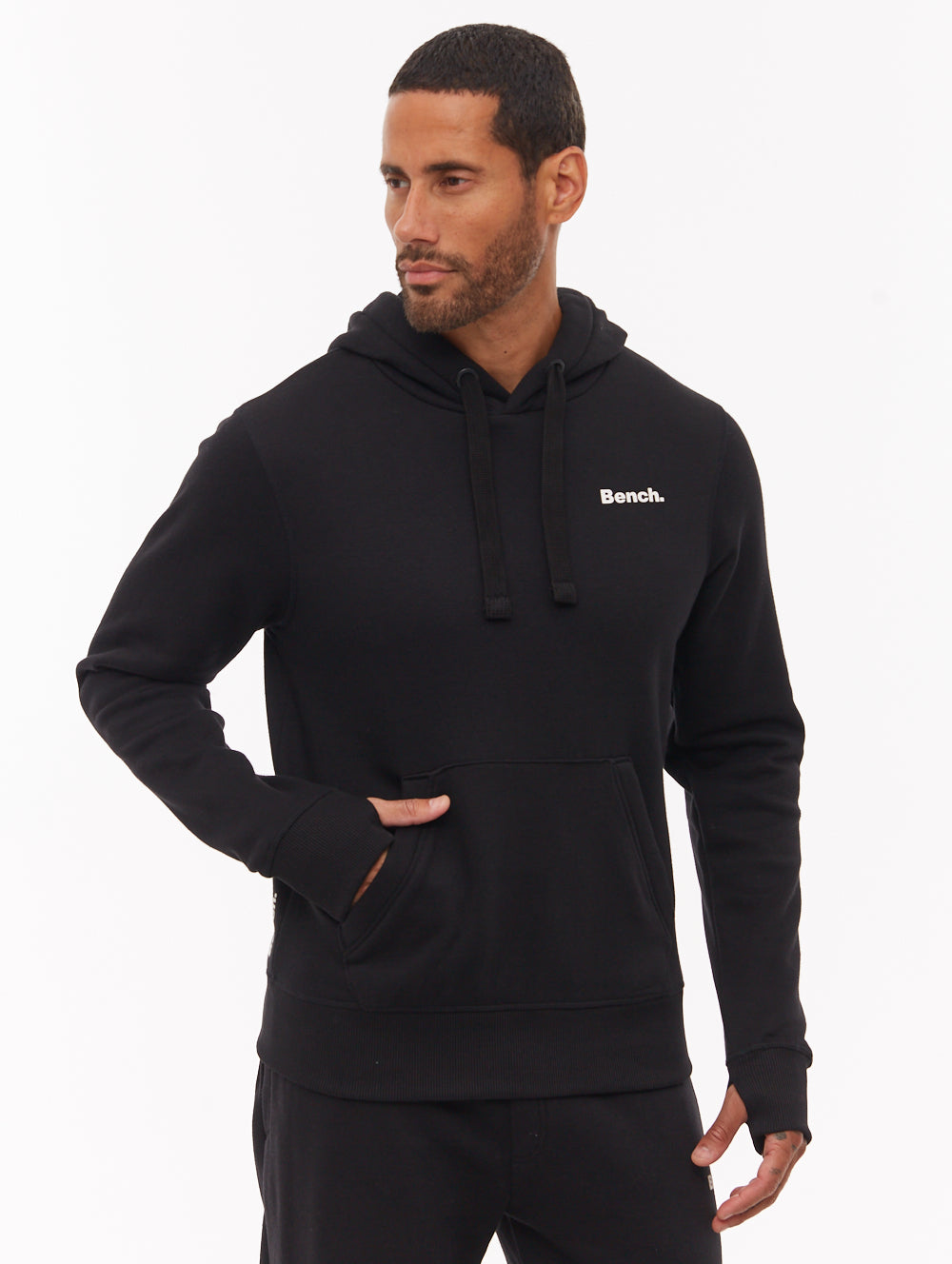 Alpera Black Hoodies Small Logo Shot 1