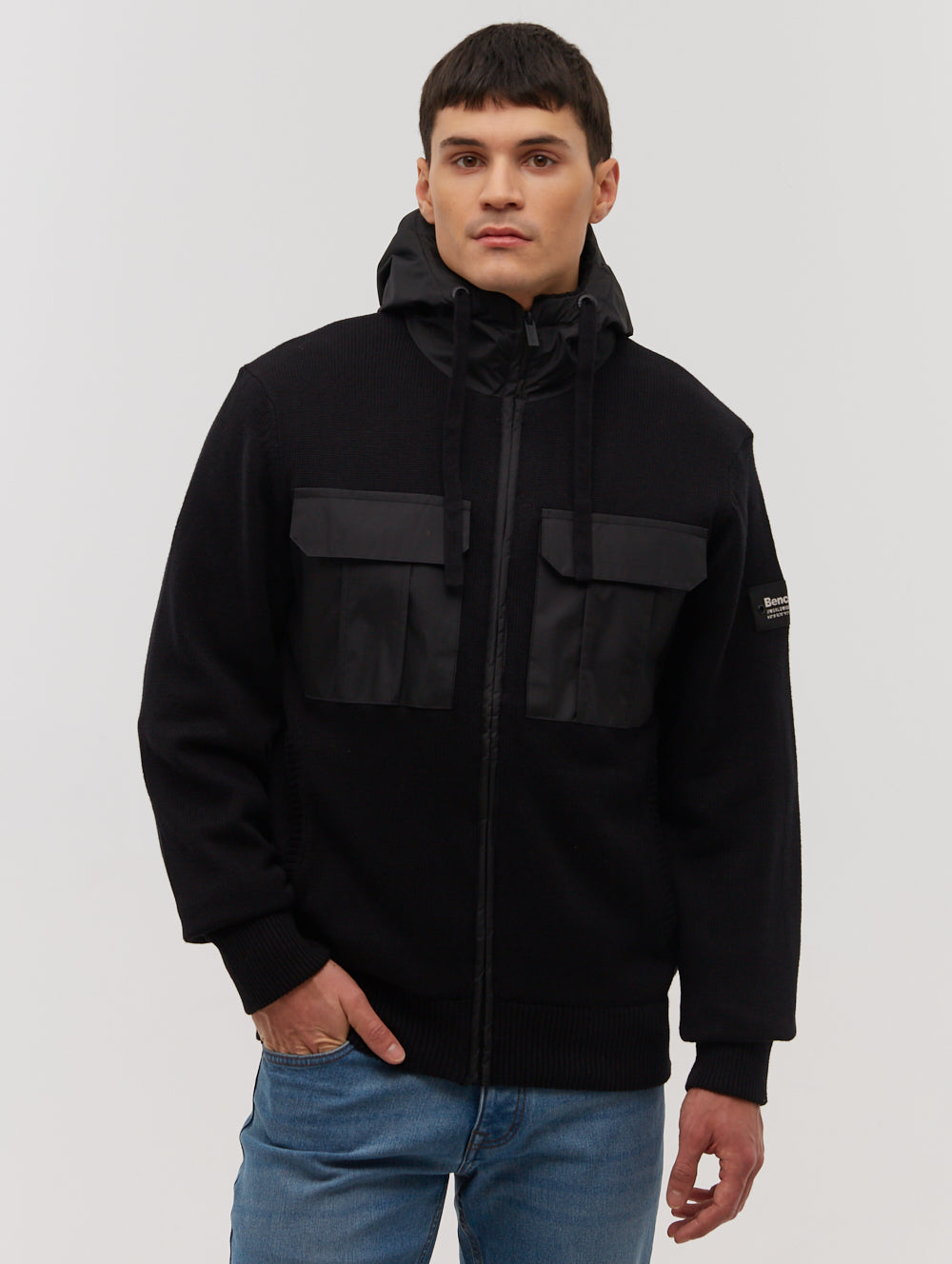 MINSKI Black Knits Zips Fashion Shot 1