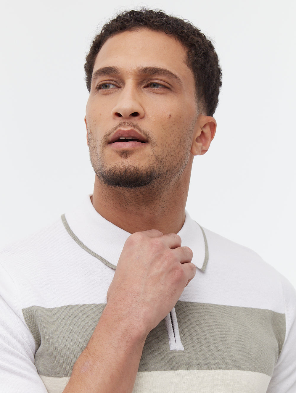 Aspinn Block Stripe Polo Shirt