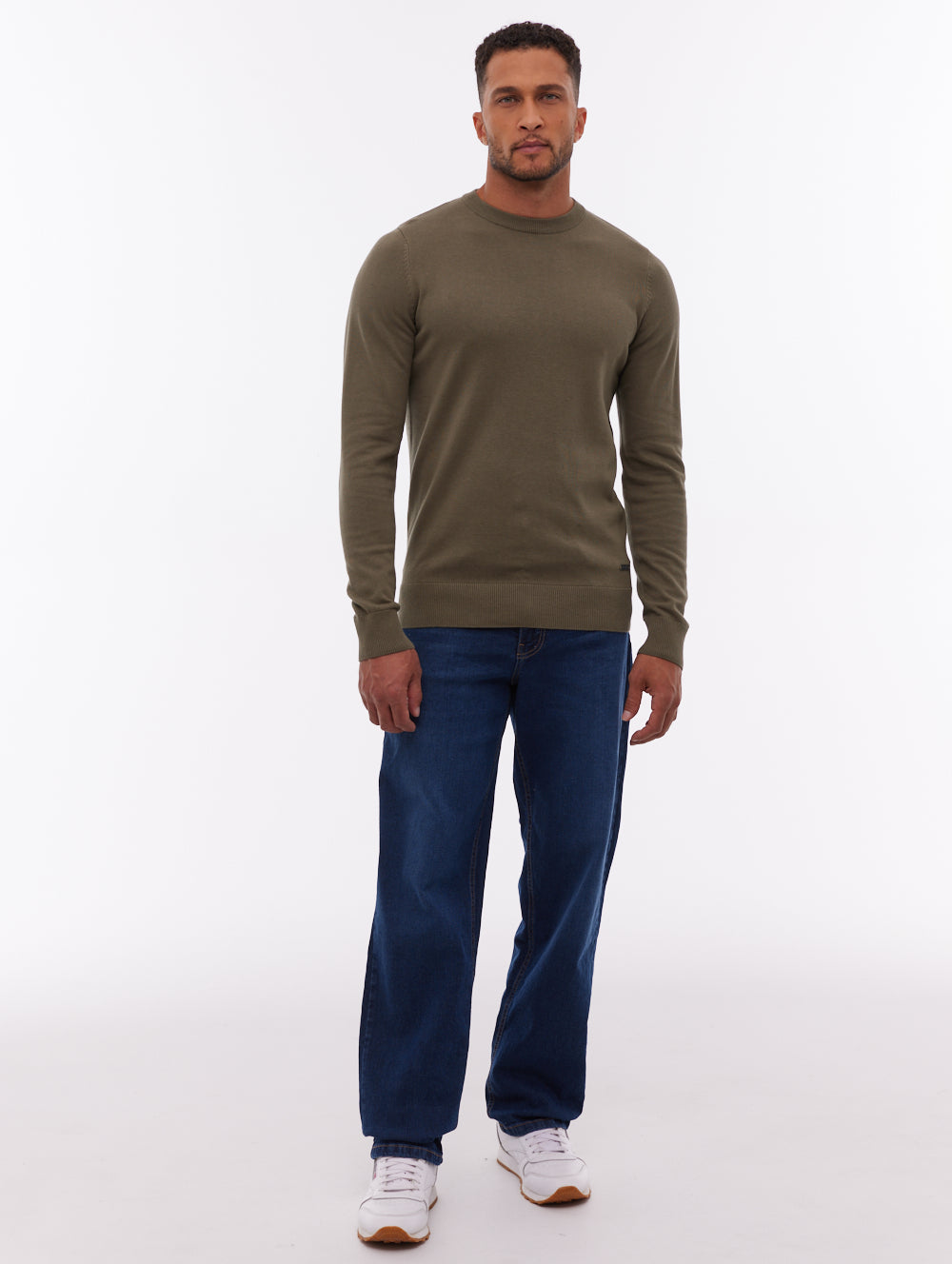 Vietro Green KH001 Knit Crews Fine Gauge Shot 1