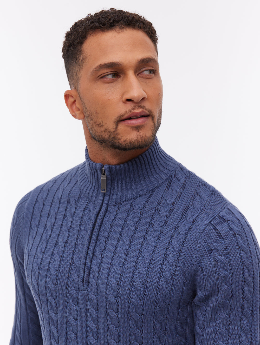 Rasola chandail demi-zip - Bleu