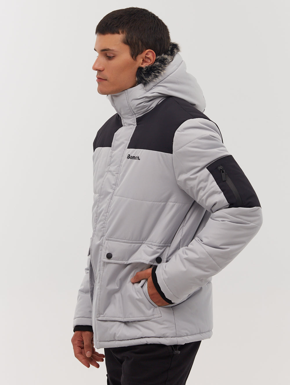 Tillor Hooded Parka - Grey