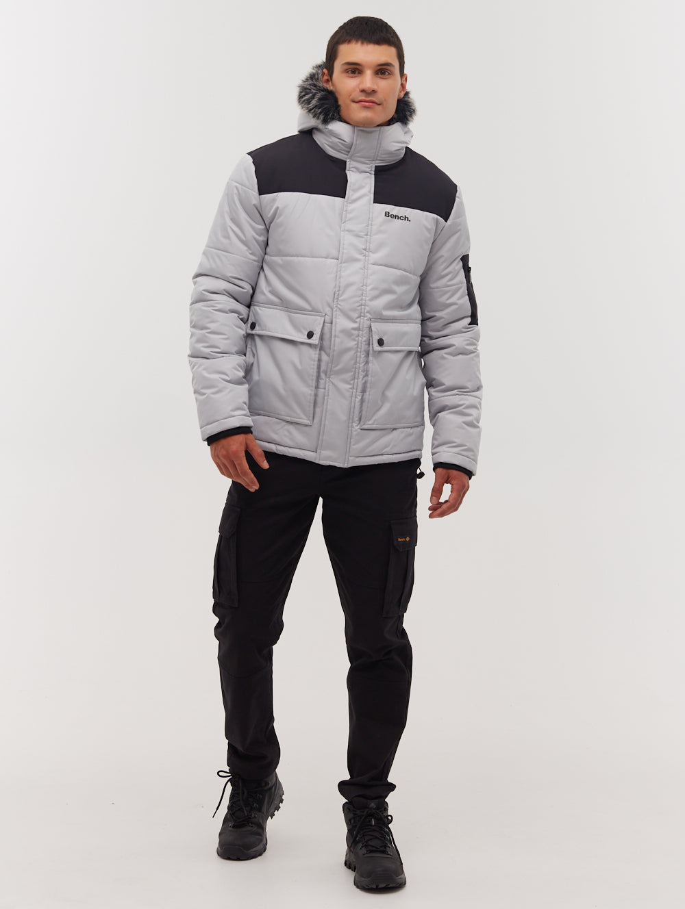 Tillor Hooded Parka - Grey