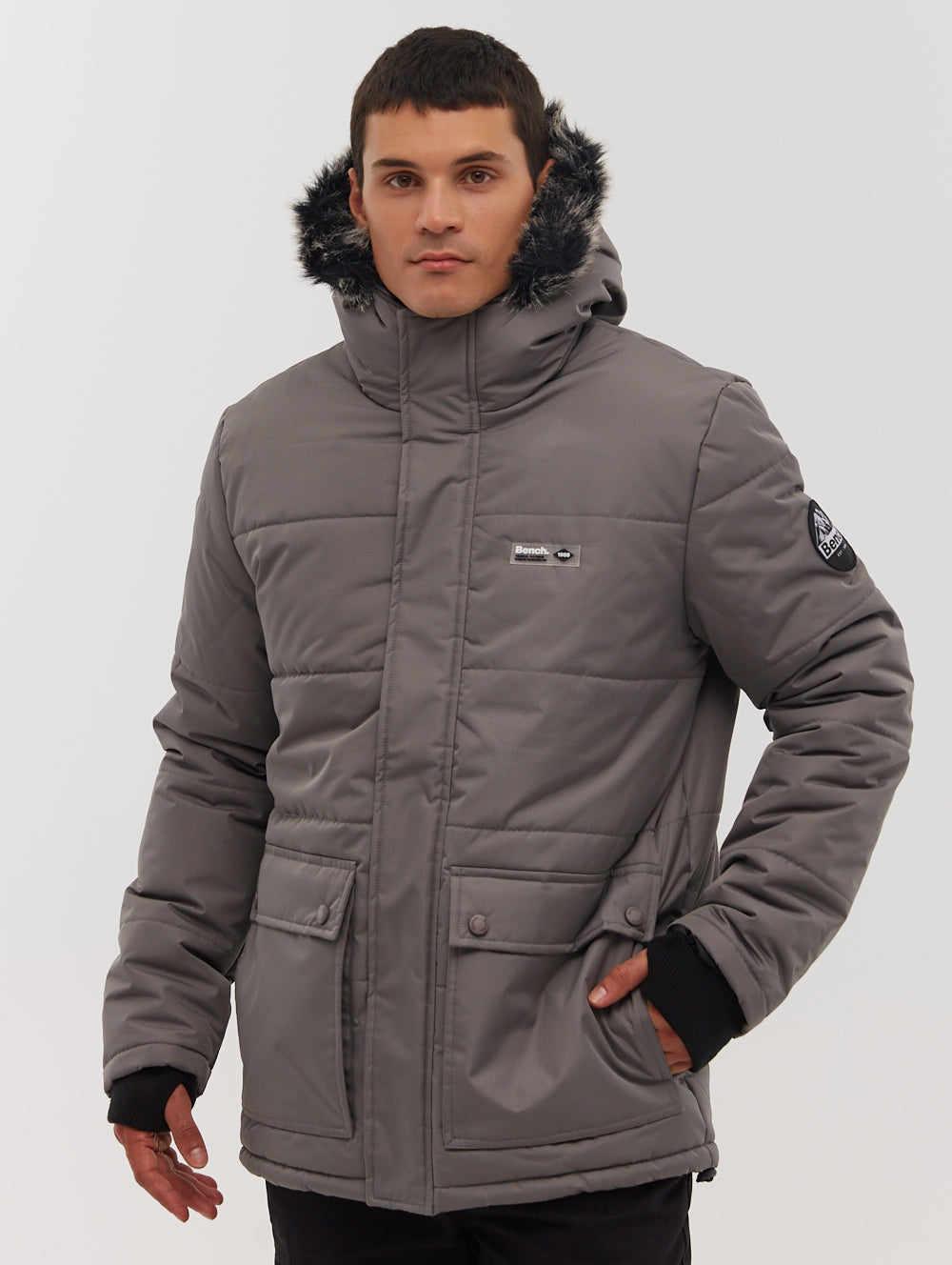 Koufax Puffer Parka - Grey