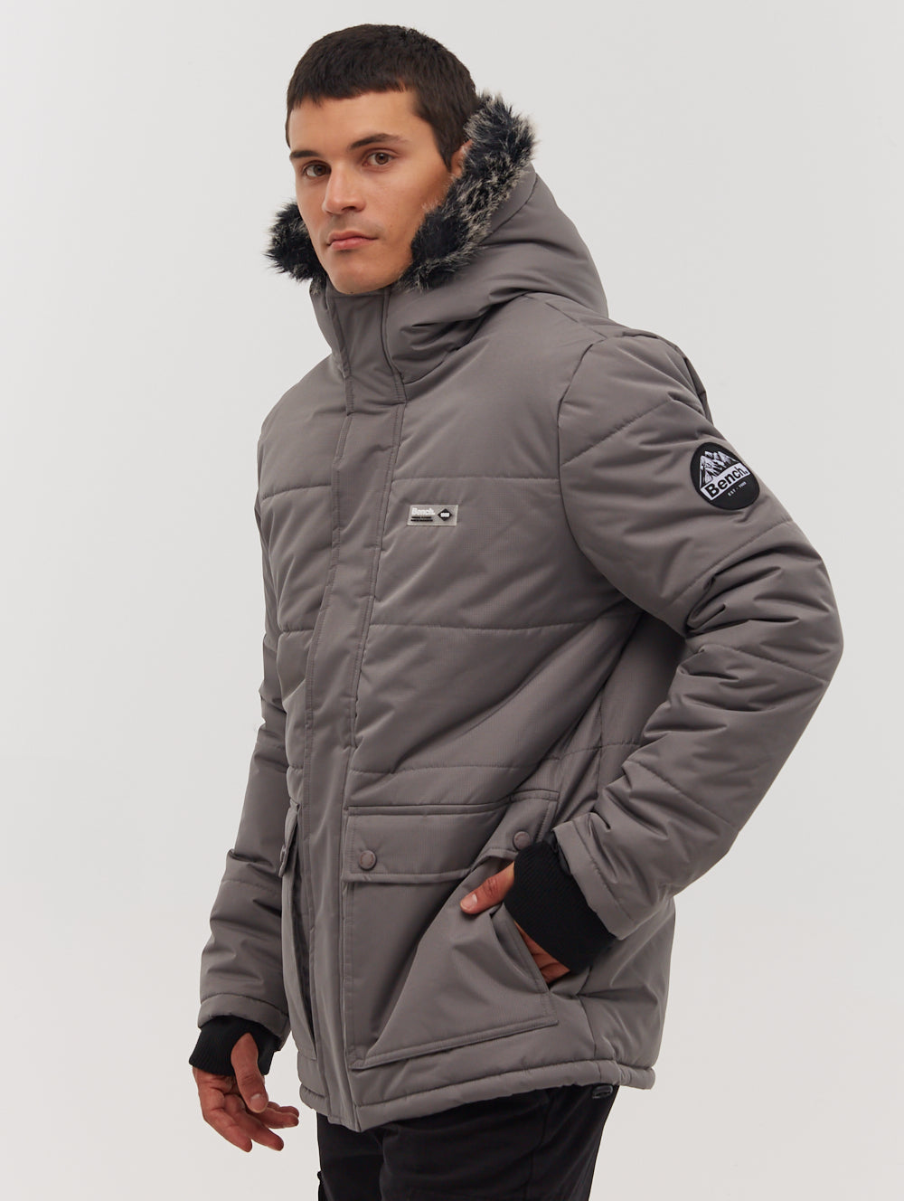 Koufax Puffer Parka - Grey