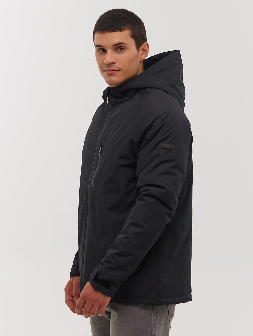 Glynne Hooded Jacket - Black