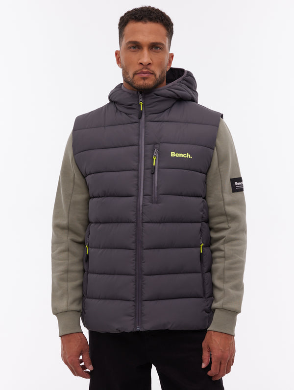 Galban Hooded Puffer Vest | Bench Canada