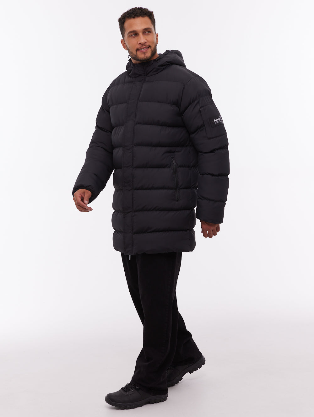 Texani veste matelassée à capuchon - Noir