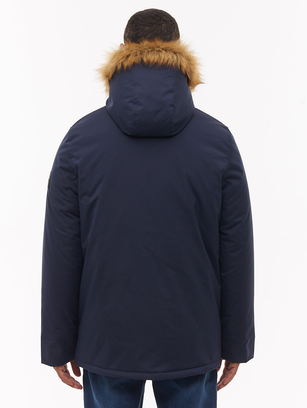 Jarryl parka à capuchon - Bleu