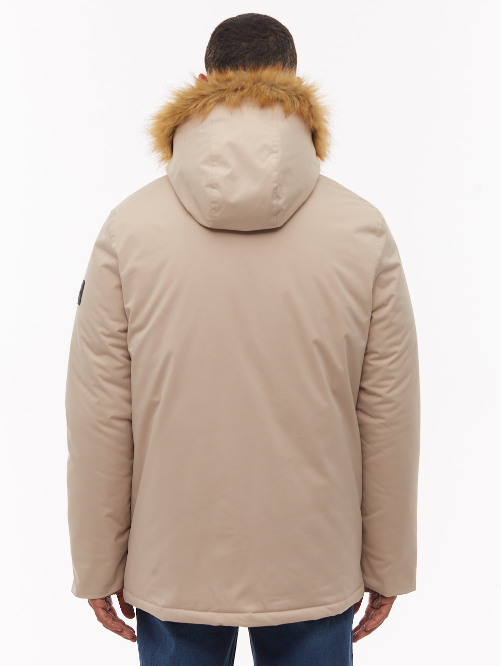 Jarryl parka à capuchon - Beige