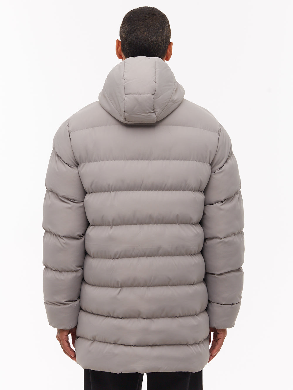 Arviss Hooded Puffer Jacket - Grey