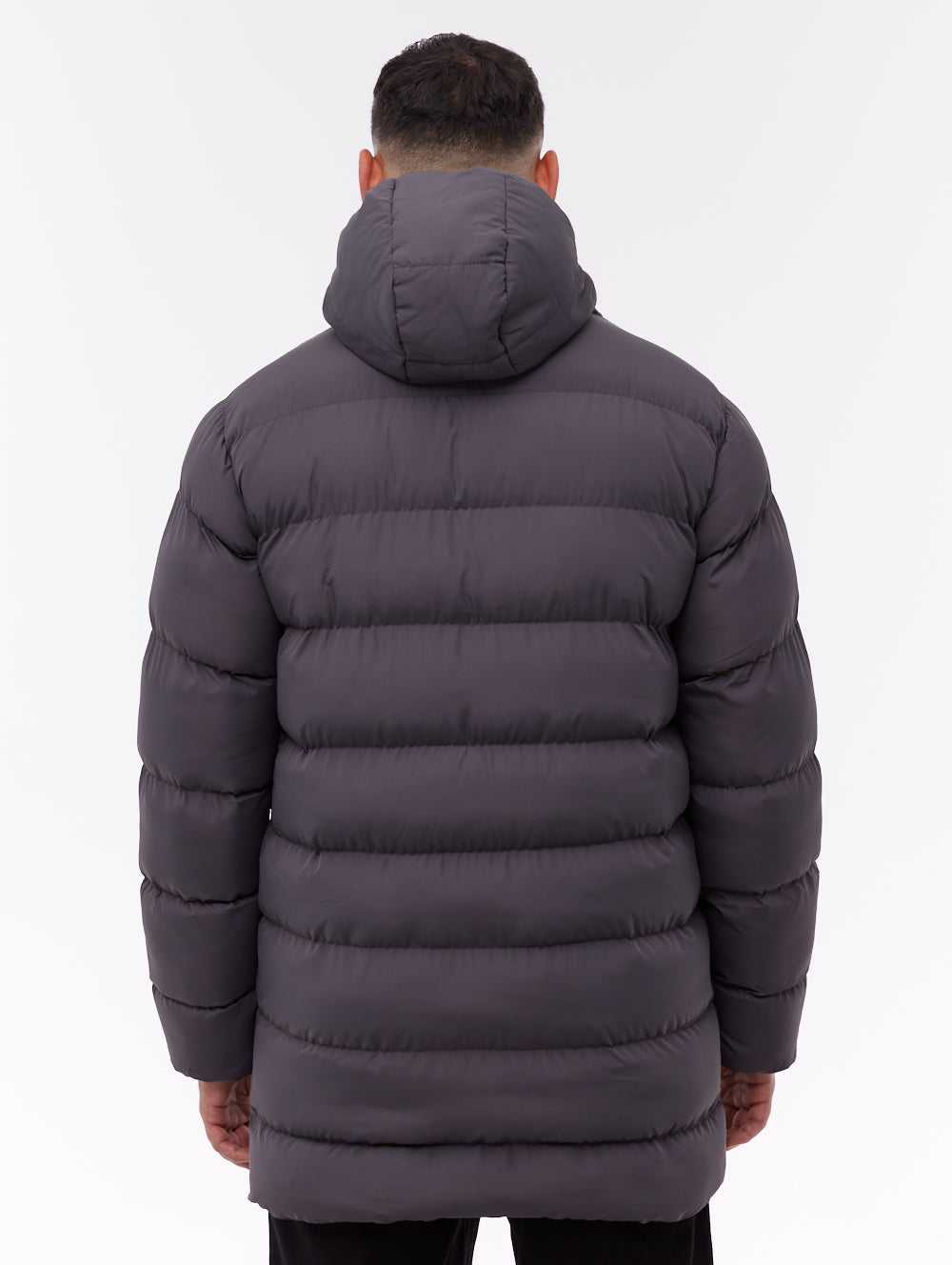 Arviss Hooded Puffer Jacket - Grey