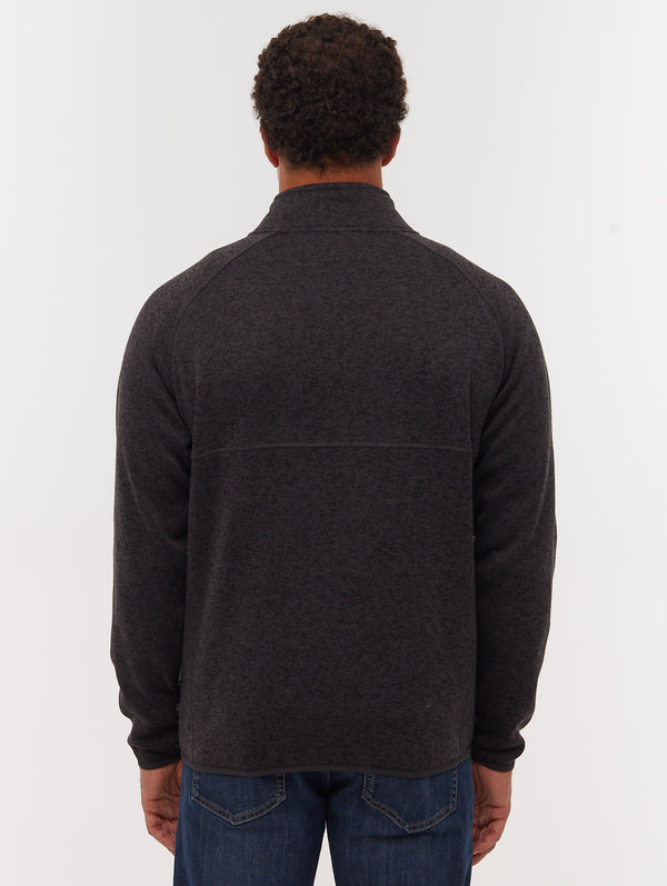 Middeo Funnel-Neck Zip-Up - Grey - Bench
