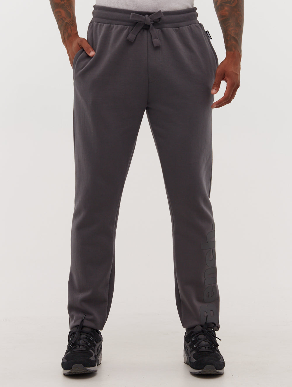 Paxton Tonal Logo Joggers - Grey