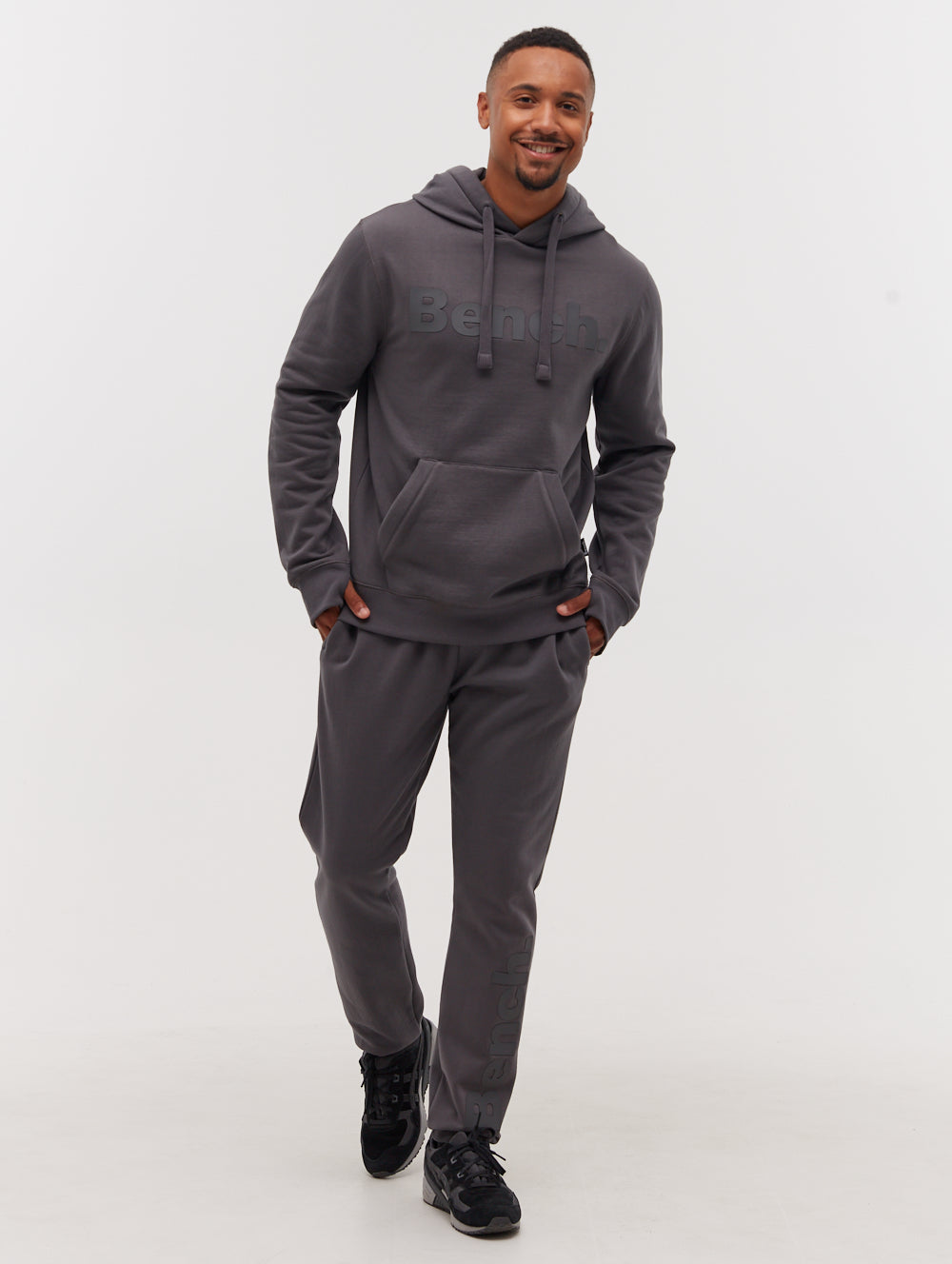 Paxton Tonal Logo Joggers - Grey
