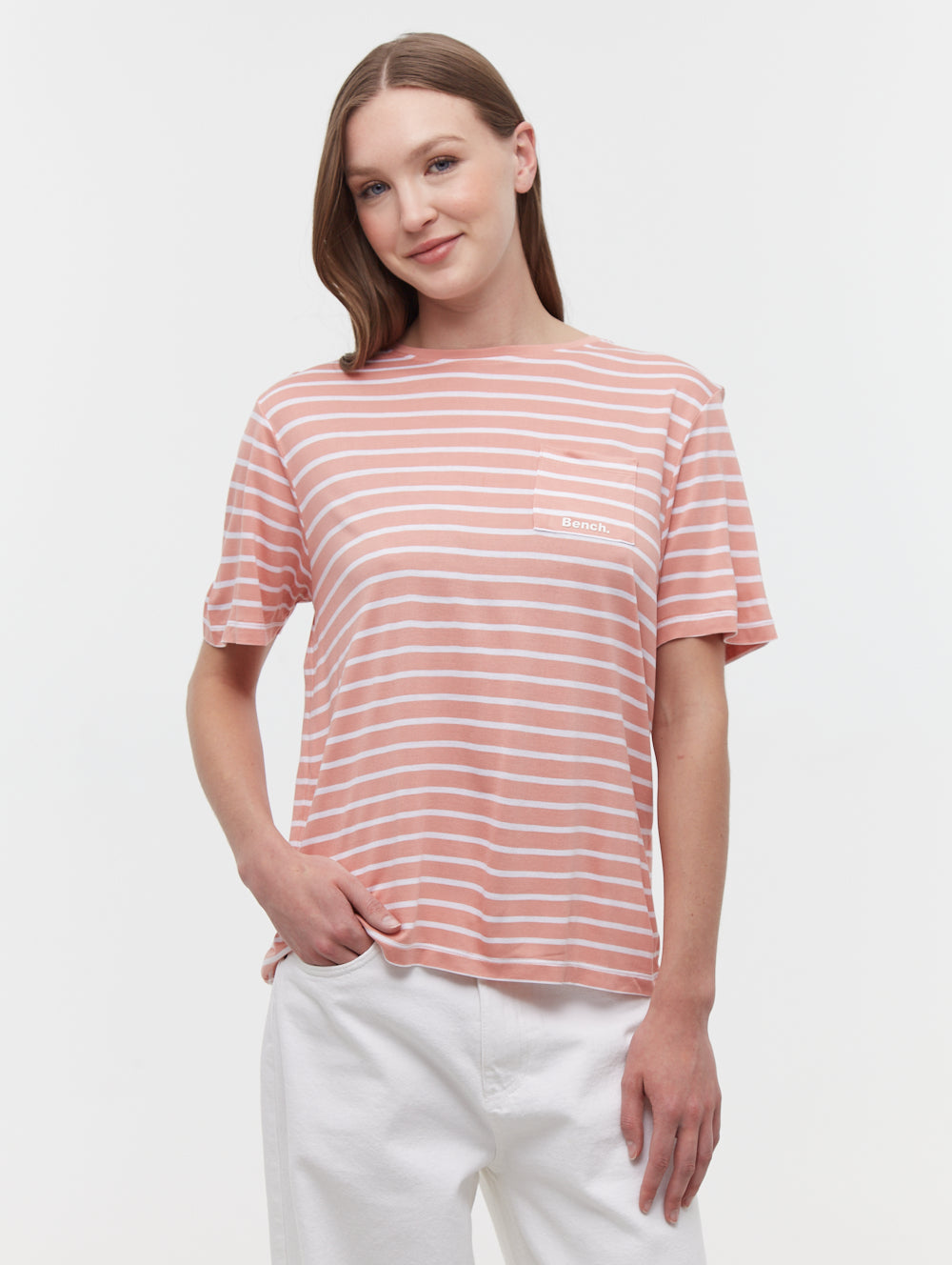 Nouria Striped Pocket T-Shirt