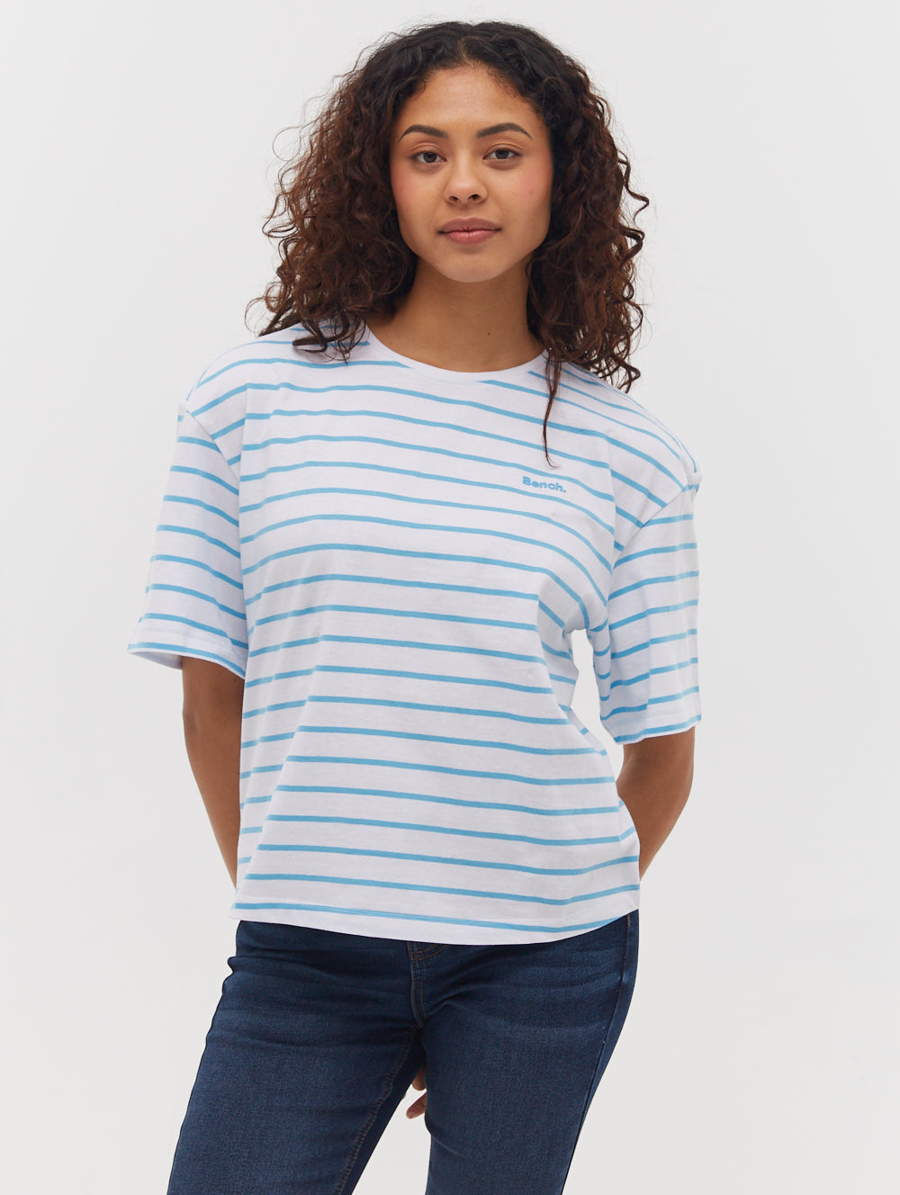 Cassa Oversize Stripe Tee - BN4A128264