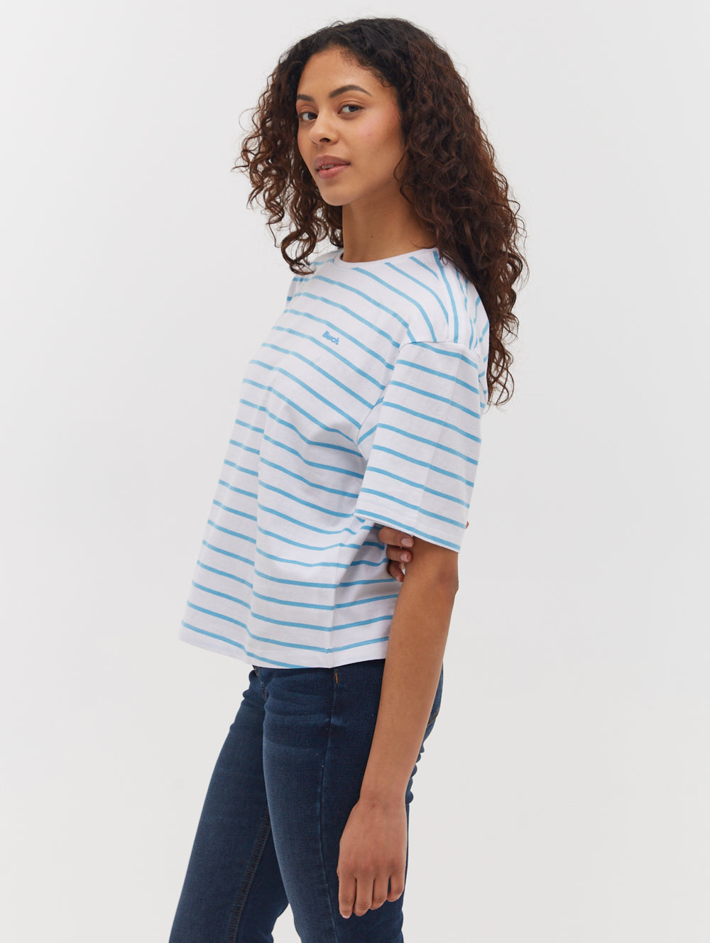 Cassa Oversize Stripe Tee - BN4A128264