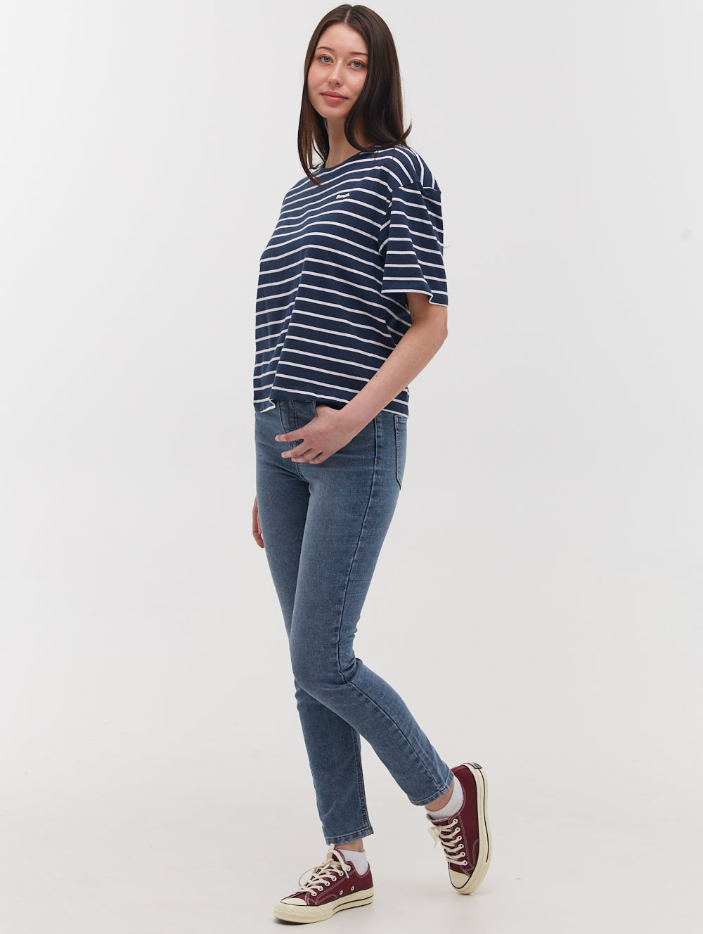 Cassa Oversize Stripe Tee - BN4A128264