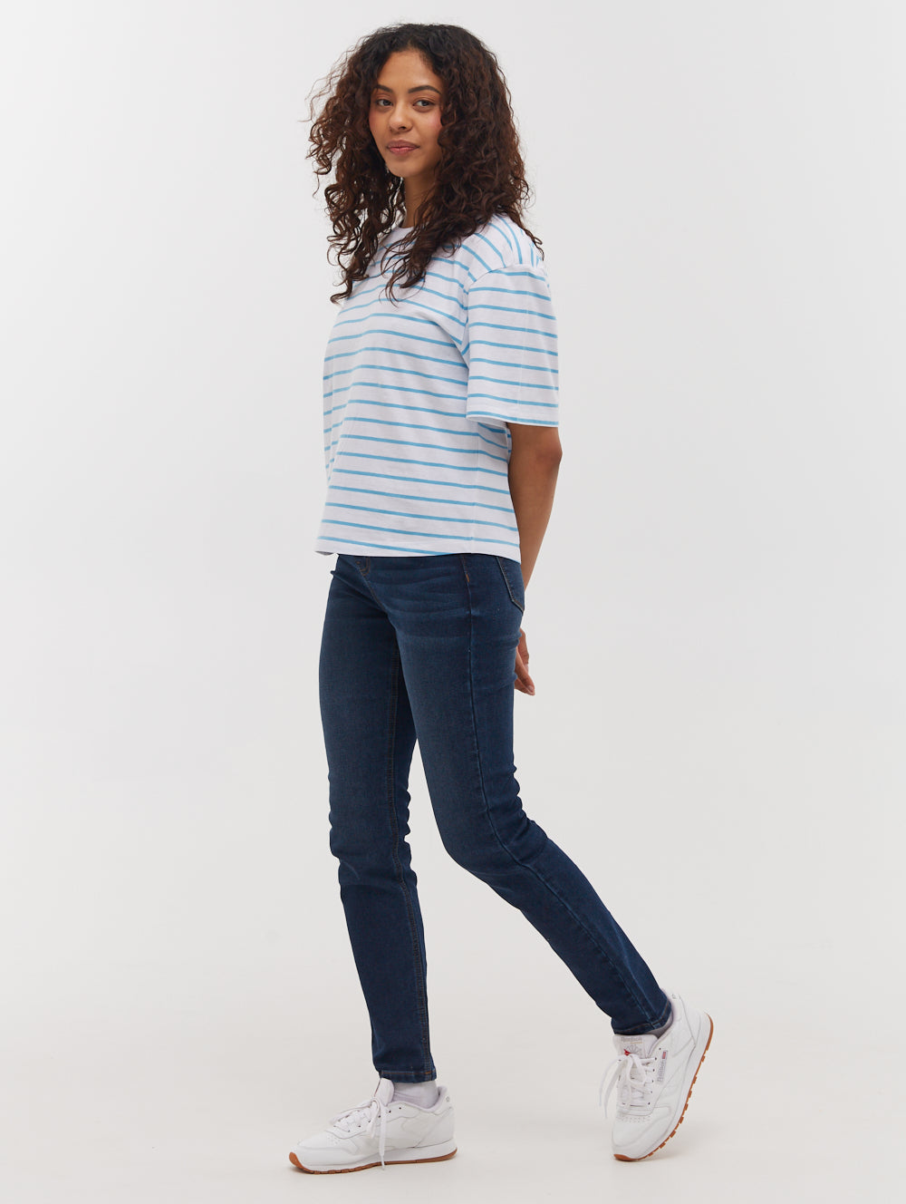 Cassa Oversize Stripe Tee - BN4A128264