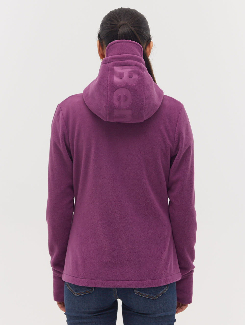 Ninja Microfleece Asymmetric Zip-Up - Purple