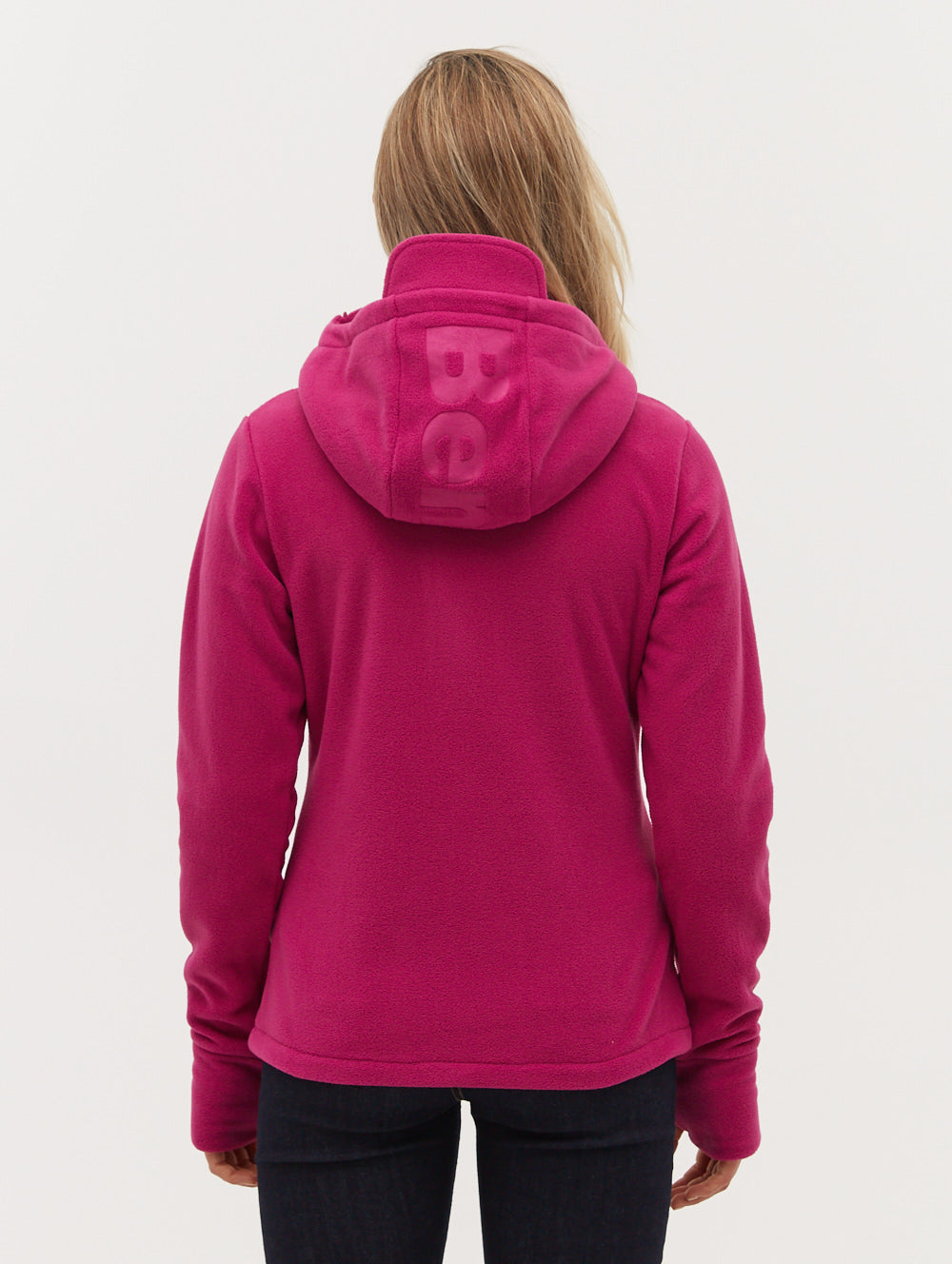 Ninja Pink Funnel Zips Microfleece w/Hood Shot 5