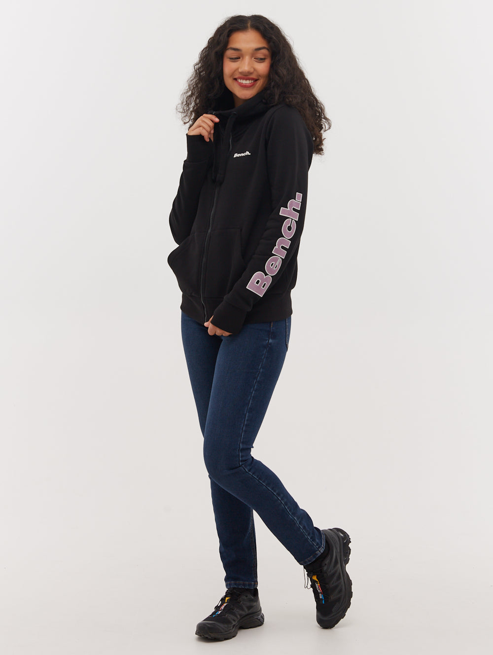 DARCINE Black Zips Logo Shot 5