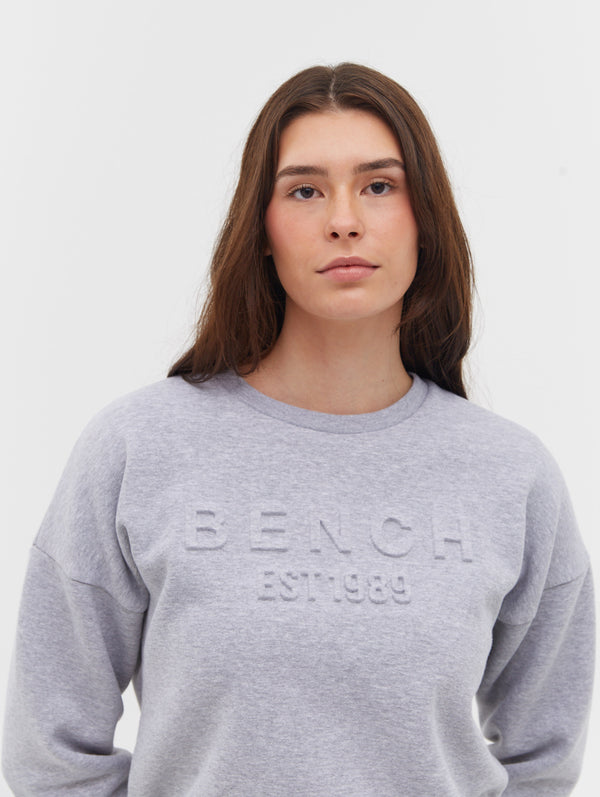 Crew neck hotsell grey sweatshirt