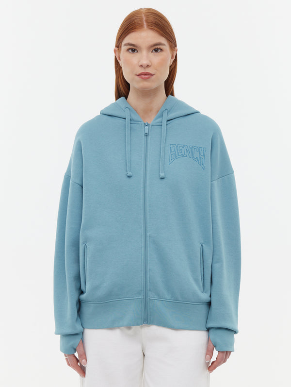 Zira Athletic Logo Zip-Up Hoodie | Bench Canada