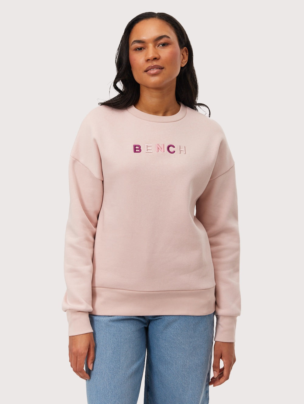 Lilem Block Letter Crew Neck Sweatshirt