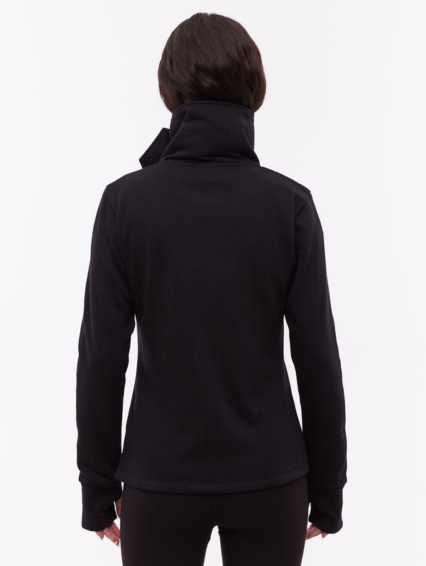 Annah Wrap Neck Zip-Up | Bench Canada