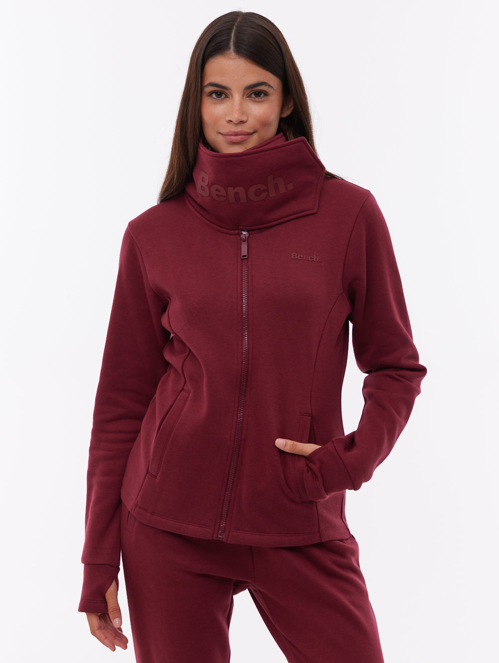 Annah Red BU028 Funnel Zips Logo Shot 1