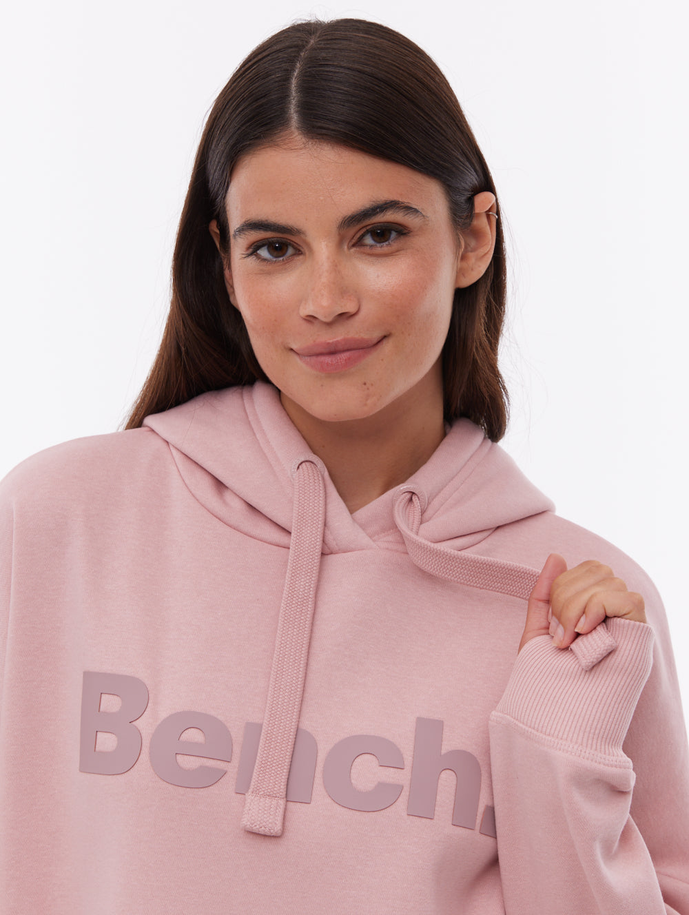 Linra Pink PK021 Hoodies Oversized Logo Shot 1